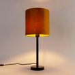 Moderní-stolní-lampa-černá-se-zlatým-stínítkem-25-cm---Simplo