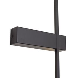 Moderne-Wandleuchte-Schwarz-75-cm-inkl.-LED-IP44---Dial