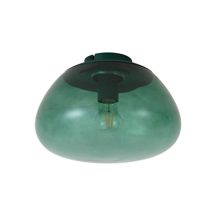 Design plafondlamp groen met groen glas - Giselle