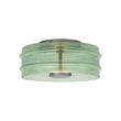 Plafonnier-design-couleur-canon-de-fusil-avec-verre-vert-incluant-LED-à-intensité-variable-en-3 étapes---Meadow
