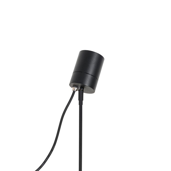 Moderner Spike-Spot schwarz AR70 verstellbar IP44 – Solo