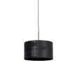 Moderní-závěsné-svítidlo-černé-s stínítkem-černým-35-cm---Combi