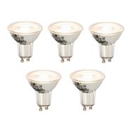 Set-mit-5-dimmbaren-GU10-LED-Lampen-8W-660lm-3000K
