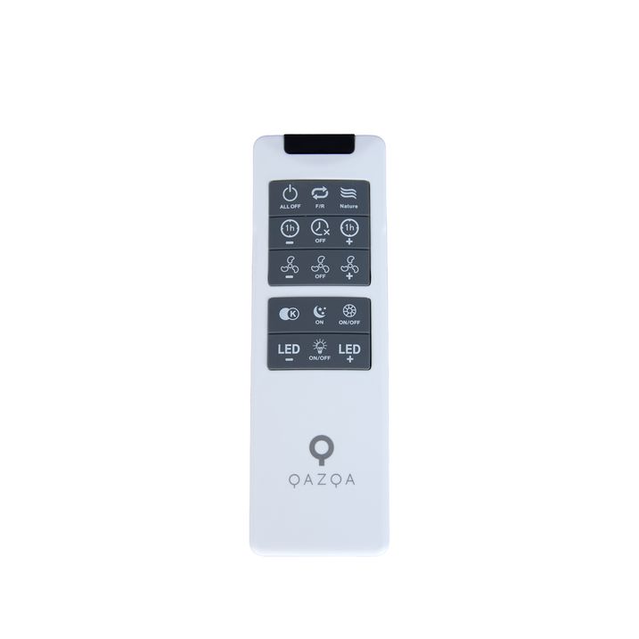 Plafondventilator zwart met ster effect 60cm incl. LED dimbaar met afstandsbediening - Climo