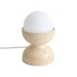 Scandinavisch-tafellamp-beige-met-opaal-glas---Yoru