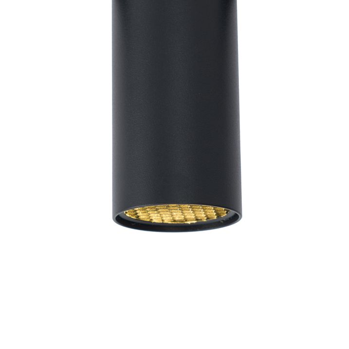 Moderne spotlight sort til skinnesystem 1-faset GU10 35mm - Slimline Nubee Honey