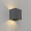 Moderna-sienas-lampa-tumši-pelēka-ar-LED-IP54-kvadrātveida---Evi
