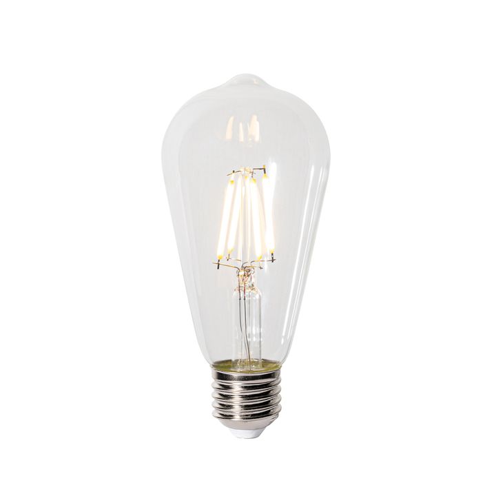 Set od 5 E27 prigušivih LED sijalica ST64 providne 5W 600 lm 2700K