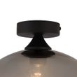 Art-Deko-Plafonska-Lampa-Crna-sa-Dimnim-Staklom---Sandra