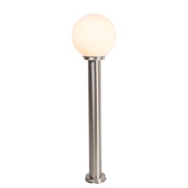 Lampada da esterno moderna in acciaio inox 100 cm con sfera in plastica IP44 - Sfera