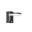 Vonkajšia-nástenná-lampa-čierna-vrátane-LED-IP54-senzor-pohybu---Esmee
