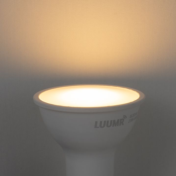 Inteligentna żarówka LED GU10 50mm, ściemniana, opalowa, 4,7W, 400lm, 2700-6500K
