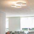 Moderna-plafonska-lampa-bijela-uključujući-LED-i-dimmer---Rondas