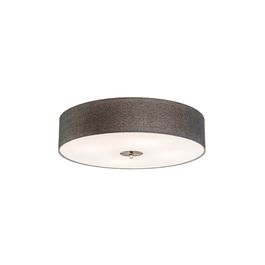 Rustikální stropní svítidlo šedé 50 cm - Drum Jute