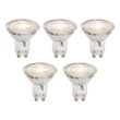 Set-od-5-GU10-50mm-Zatamnjive-u-Kelvin-LED-Sijalice-Prozirne-4.9W-400-lm-2200-3000K