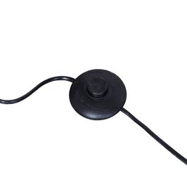 Lampă-de-podea-arcuită-modernă-neagră-cu-abajur-duo-negru-cu-auriu---XXL