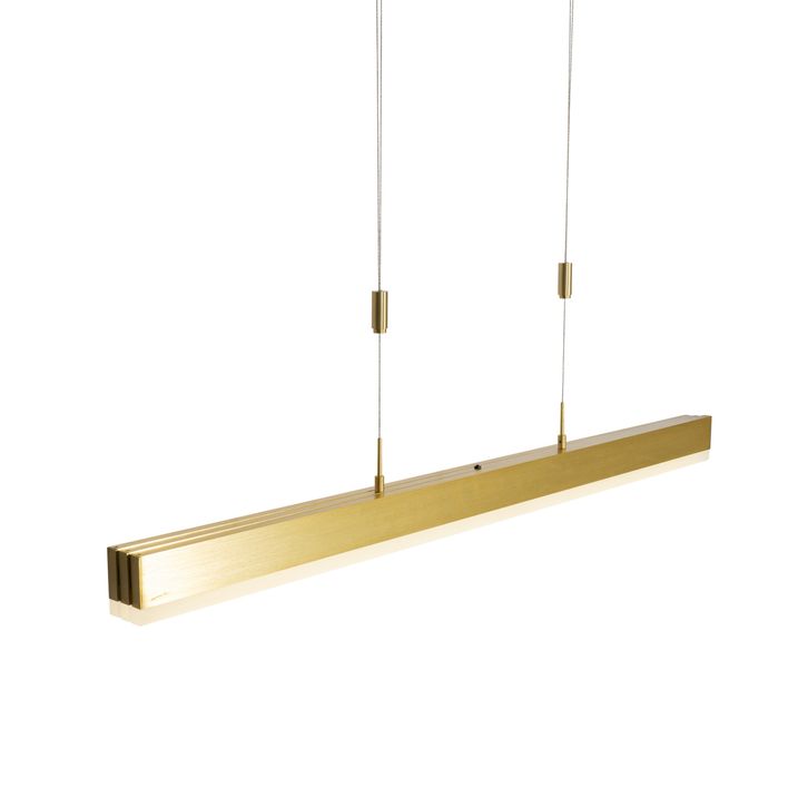 Lampada a sospensione regolabile oro con LED inclusa - Lamba
