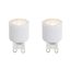 Sada-2ks-G9-24mm-stmievateľných-LED-žiaroviek-3W-300lm-2700K
