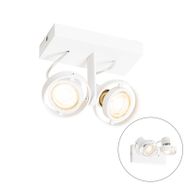 Modern-Ceiling-Spotlight-White-2-Lights-GU10-50mm---Master