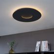 Plafonnier-moderne-noir-60cm-avec-LED-à-intensité-variable-en-3-étapes---Morning