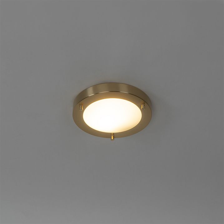 Moderne plafonnière goud 18 cm IP44 - Yuma