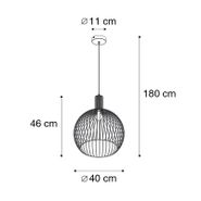 Design-ronde-hanglamp-zwart-40-cm---Dos