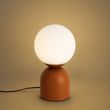 Lampe-de-table-style-hôtel-chic-orange-avec-verre-opale---Pallon-Trend