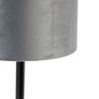 Moderní-stolní-lampa-černá-s-šedým-stínítkem-25-cm---Simplo