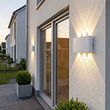 Āra-sienas-lampa-balta-ar-iebūvētu-LED-6-gaismas-IP54---Silly