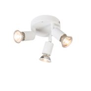 Spotlight-modern-alb,-reglabil,-rotund,-cu-3-lumini---Jeany