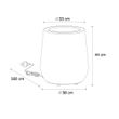 Pametna-zunanja-talna-svetilka-cvetlični-lonec-bela-IP44-s-WiFi-A60---Flowerpot