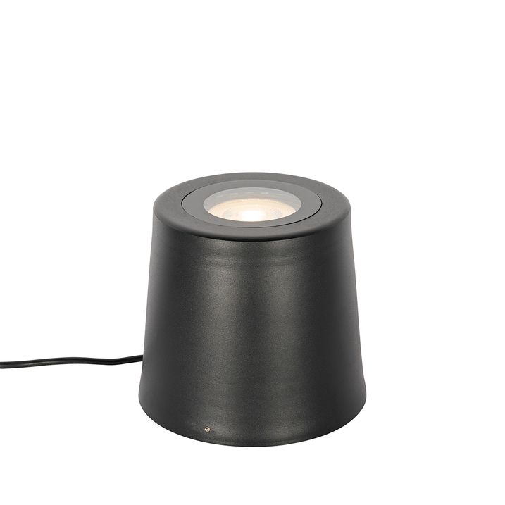 Moderne have spotlight sort rund IP65 AR111 - Lennard