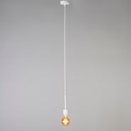 Moderne-hanglamp-wit-met-kap-45-cm-zwart---Combi-1