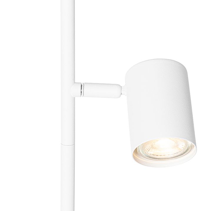 Modern Floor Lamp White 3-Light - Jeana