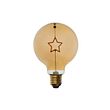 Різдвяна-світлодіодна-лампа-E27-Star-Filament-G95-Amber-1,8W-50-лм-1800K