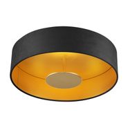 Moderna-griestu-lampa-melns-samts-ar-LED-3-pakāpju-regulējamu-spilgtumu---Bredow
