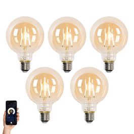Set od 5 E27 Zatamnjivih LED Sijalica G95 4.9W 320 lm 2500K