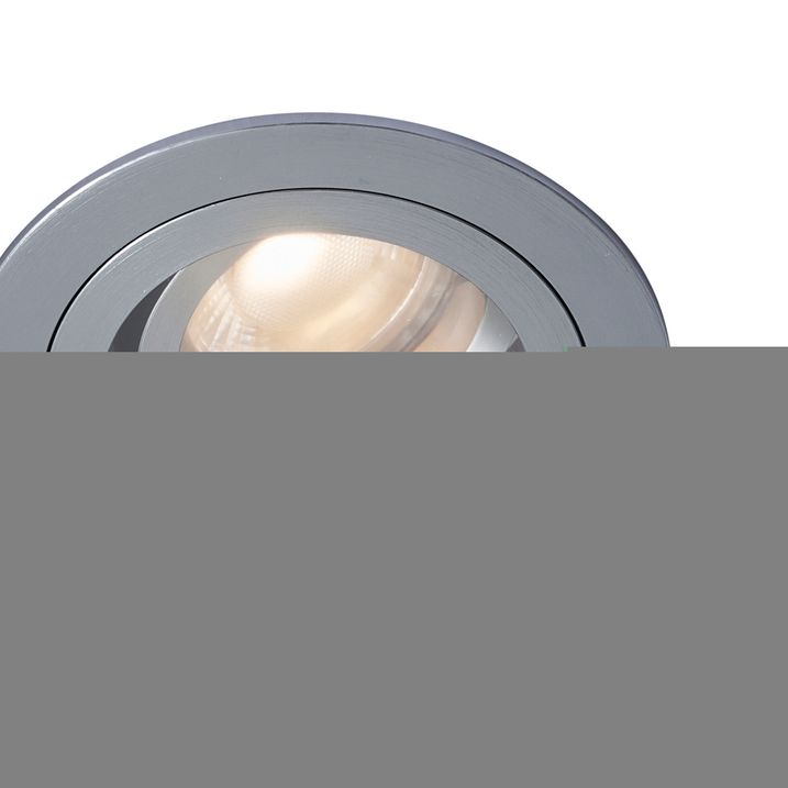 Modern Recessed Spotlight Gunmetal Adjustable IP44 - Chuck