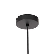 Smarte-Pendelleuchte-schwarz-mit-bernsteinfarbenem-Glas-inkl.-WiFi-A60---Bizle