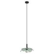 Design-hanglamp-zwart-met-groen-glas---Kemner