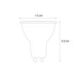 Ampoule-LED-GU10-dimmable-3 niveaux-50 mm-nid-d’abeille-6W-400LM-3000K