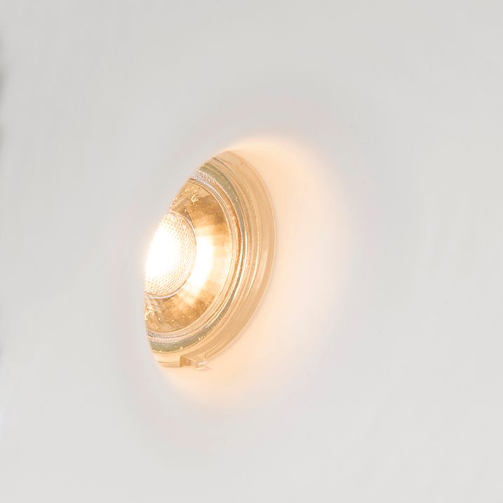 Spot encastré blanc rond 12 cm - Gypsy Stucco