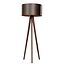 Podna-lampa-na-tronošcu-od-orahovog-drveta-sa-braon-plišanom-abažurom-50cm---Tripod-Classic
