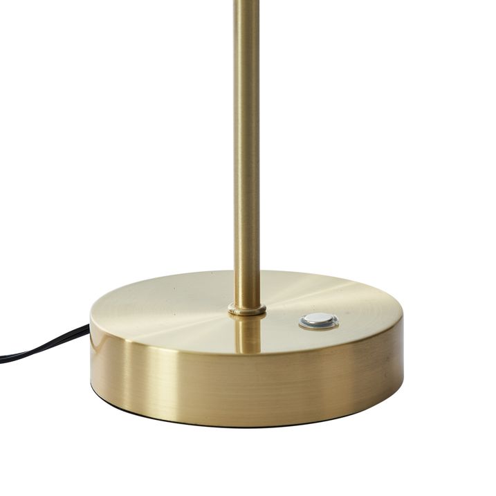 Design-pöytävalaisin kulta opaalilasilla sis. LED himmennettävä - Joya