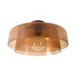 Bloom-Retro-Ceiling-Lamp-with-Double-Amber-Glass-in-Brown