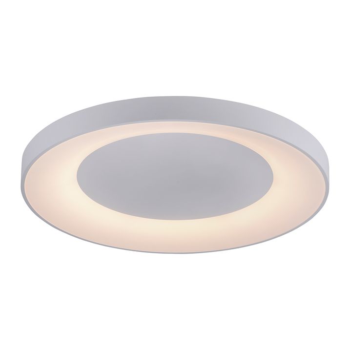 Plafoniera bianca incl. LED con telecomando - Meidan