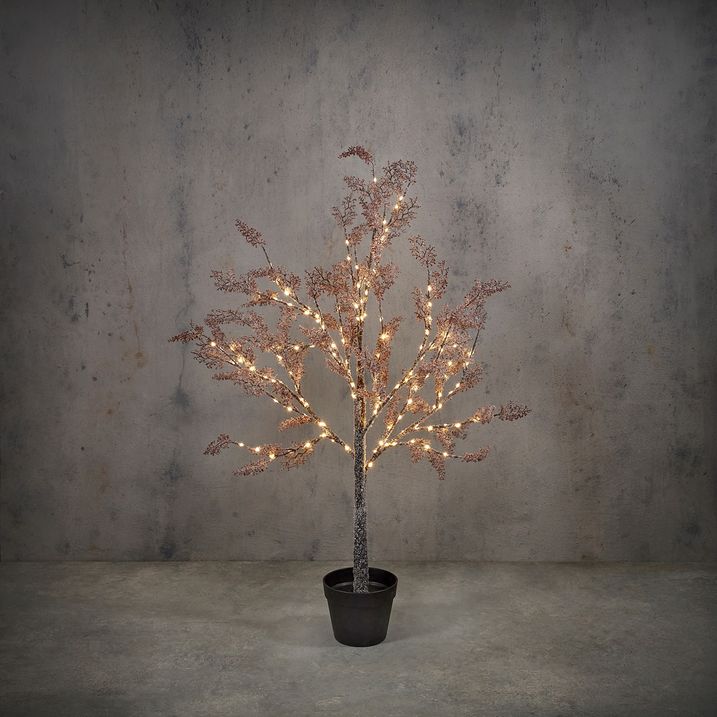 Božićna vanjska podna svjetiljka stablo 120 cm uklj. LED s timerom IP44 - Fuyu