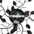 Vintage-Ceiling-Light-Black-with-Gold-50-cm-3-Light---Foglie