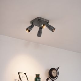 Spot encastré carré GU10 50 mm 4 lumières - Stanley