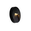 Vonkajšia-nástenná-lampa-čierna-okrúhla-vrátane-LED-IP65---Gem